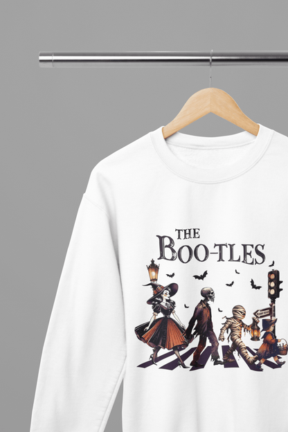 The Boo-tles Halloween Sweatshirt & T-Shirt | Funny Parody Jumper UK White / Small / Sweatshirt gift_idea unique_gift personalised_gift