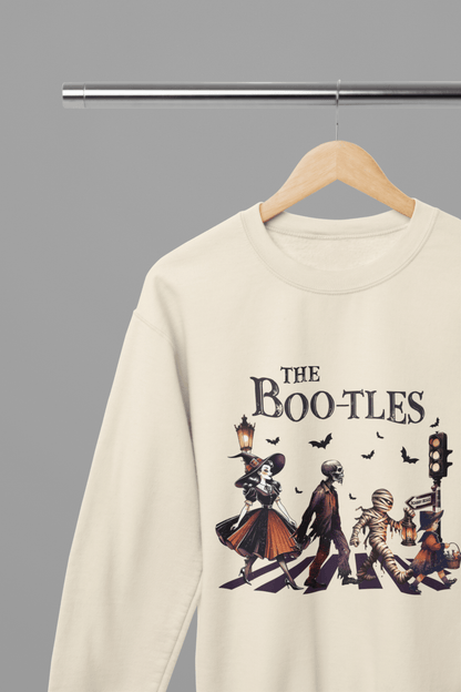 The Boo-tles Halloween Sweatshirt & T-Shirt | Funny Parody Jumper UK Beige / Small / Sweatshirt gift_idea unique_gift personalised_gift