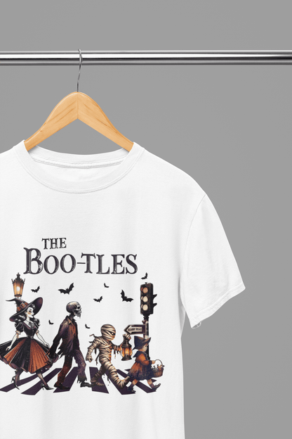 The Boo-tles Halloween Sweatshirt & T-Shirt | Funny Parody Jumper UK White / Small / T-Shirt gift_idea unique_gift personalised_gift