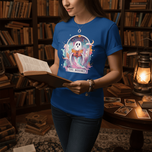 The Books Ghost Tarot T-Shirt gift_idea unique_gift personalised_gift