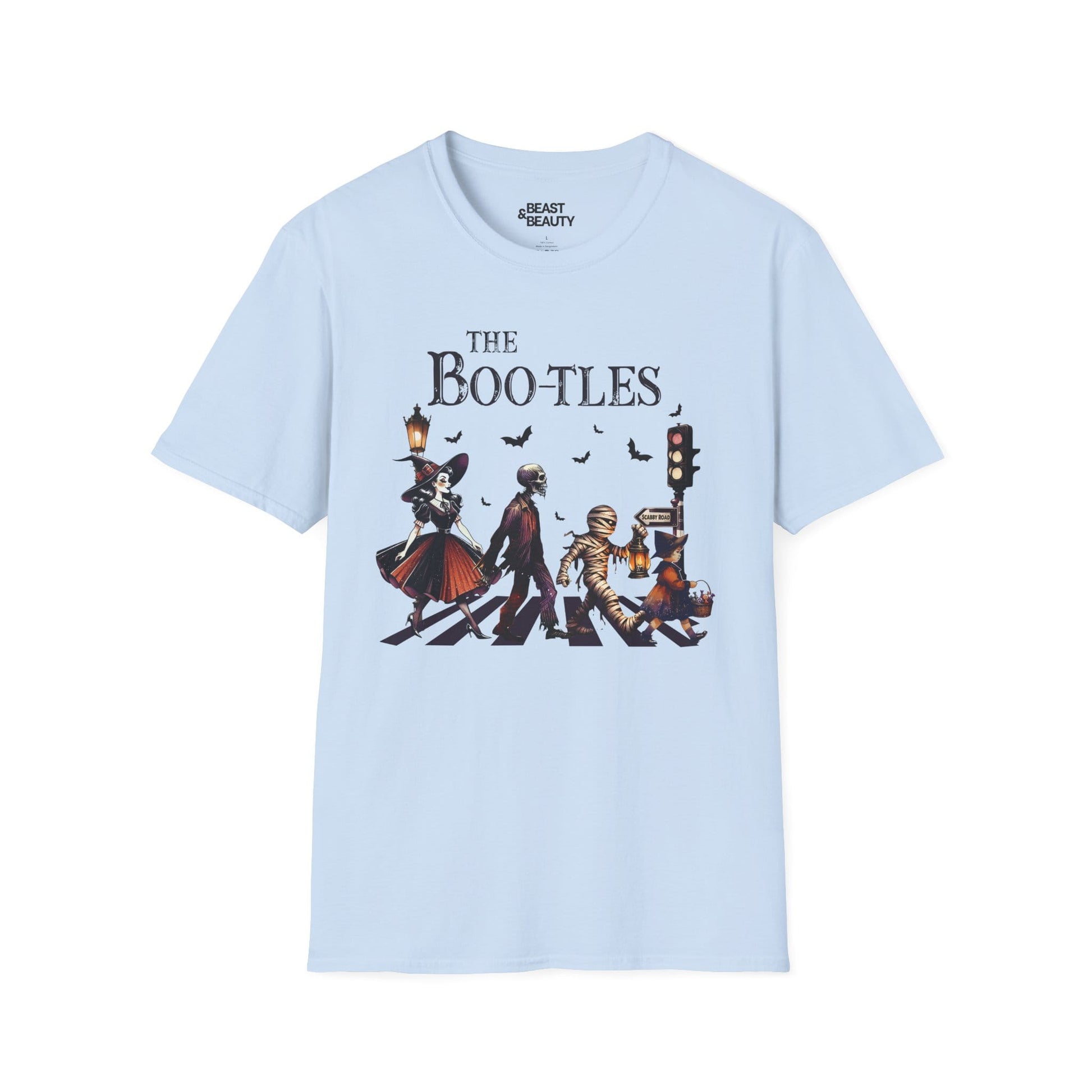 The Bootles Funny Halloween Parody Graphic T-Shirt Light Blue / S gift_idea unique_gift personalised_gift
