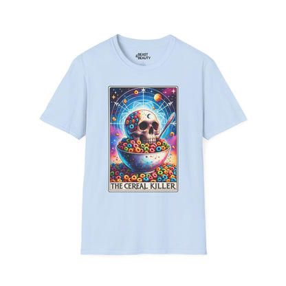 The Cereal Killer Tarot T-Shirt Light Blue / S gift_idea unique_gift personalised_gift