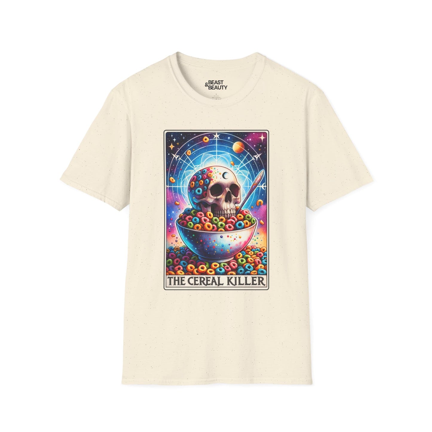 The Cereal Killer Tarot T-Shirt Natural / M gift_idea unique_gift personalised_gift