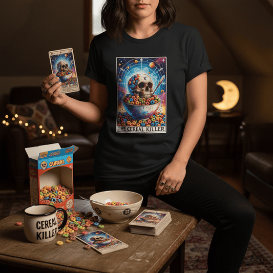 The Cereal Killer Tarot T-Shirt gift_idea unique_gift personalised_gift
