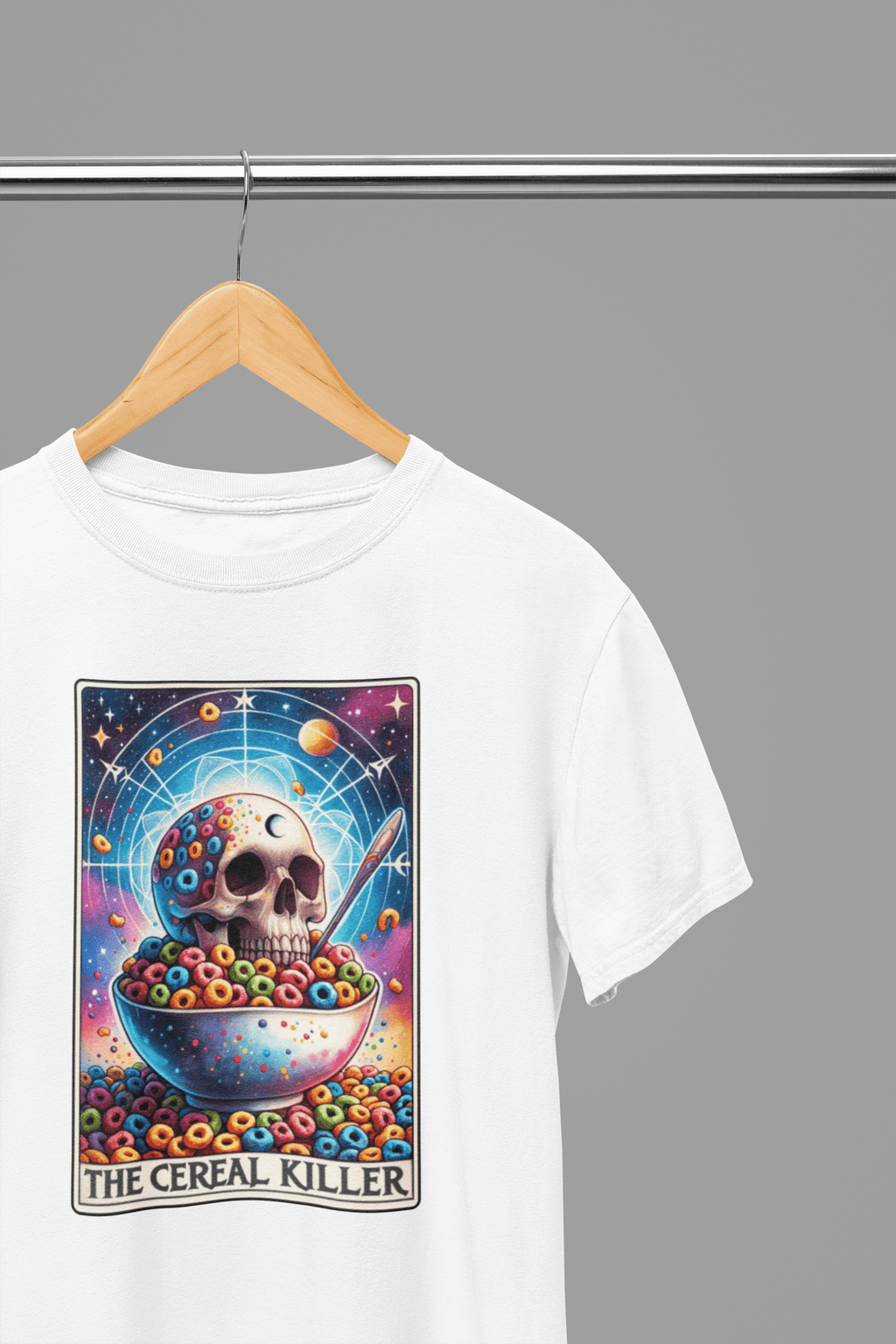 The Cereal Killer Tarot T-Shirt & Sweatshirt | Funny Dark Humor Graphic gift_idea unique_gift personalised_gift