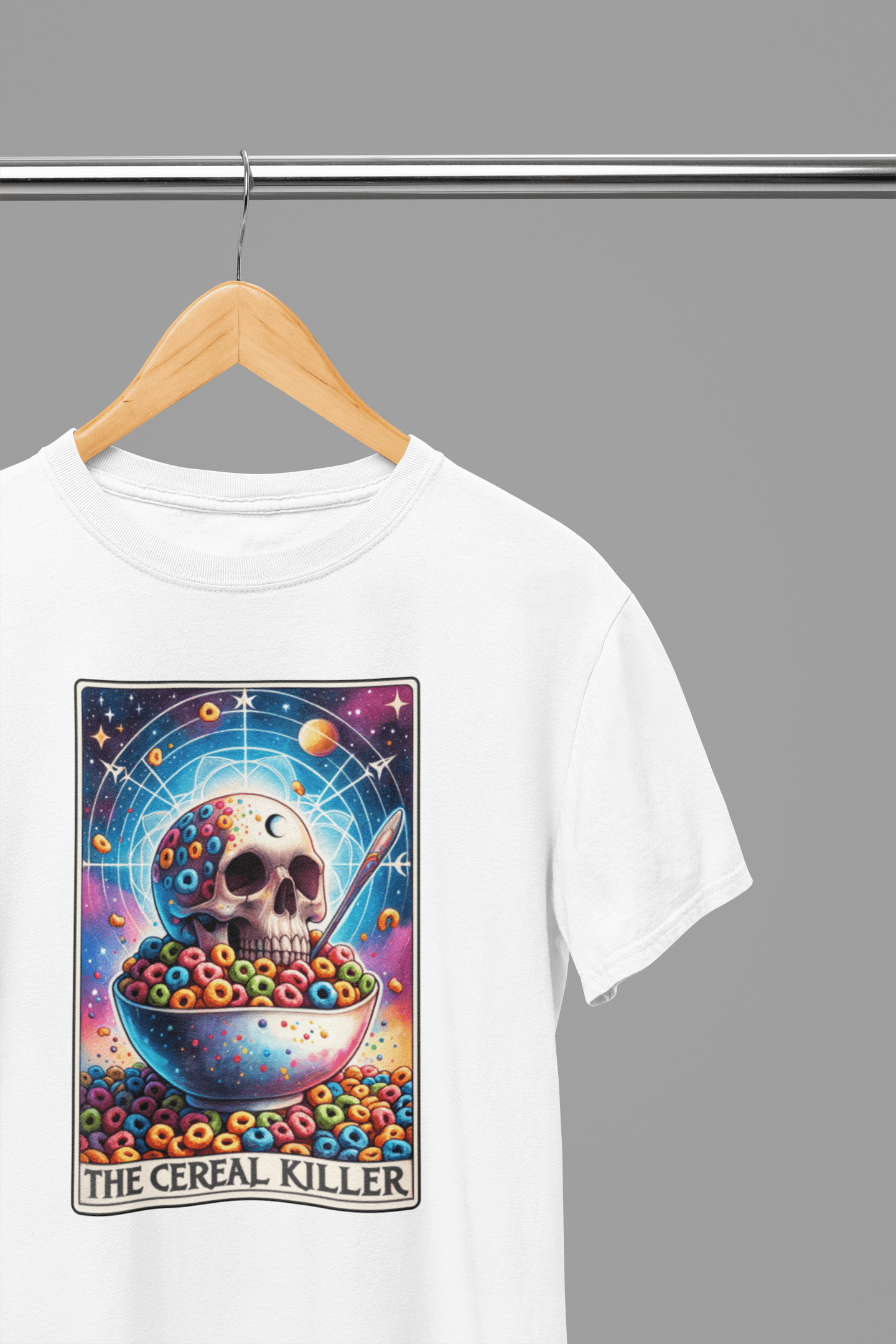 The Cereal Killer Tarot T-Shirt & Sweatshirt | Funny Dark Humor Graphic gift_idea unique_gift personalised_gift