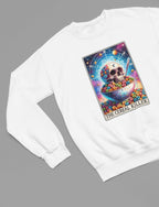 The Cereal Killer Tarot T-Shirt & Sweatshirt | Funny Dark Humor Graphic Sweatshirt / small / White gift_idea unique_gift personalised_gift