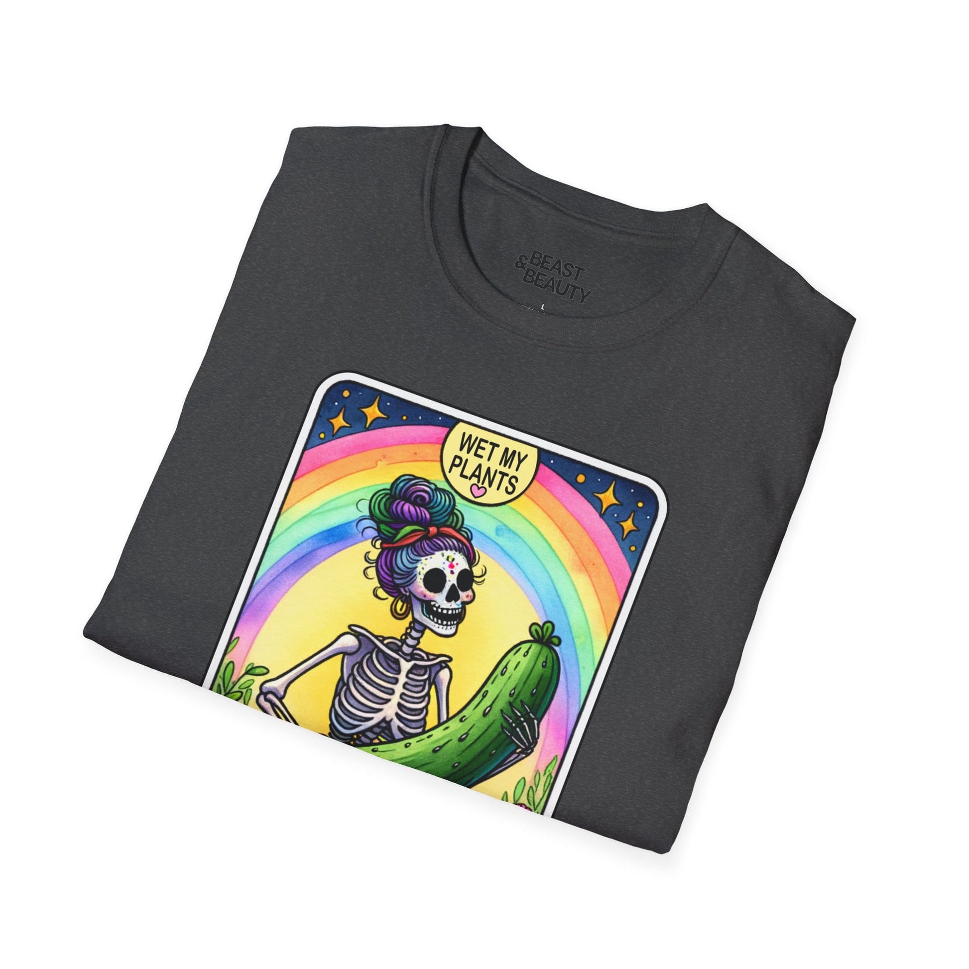 The Dirty Hoe Tarot Gardening T-Shirt gift_idea unique_gift personalised_gift