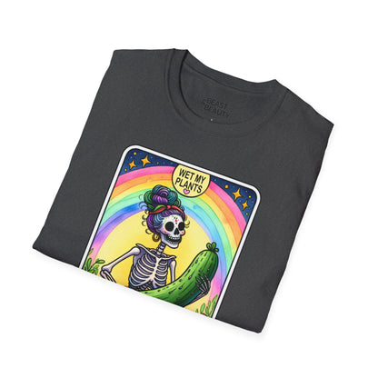 The Dirty Hoe Tarot Gardening T-Shirt gift_idea unique_gift personalised_gift
