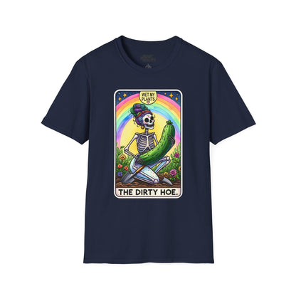 The Dirty Hoe Tarot Gardening T-Shirt Navy / S gift_idea unique_gift personalised_gift