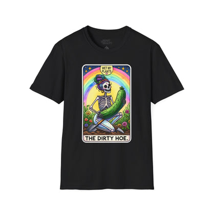 The Dirty Hoe Tarot Gardening T-Shirt Black / S gift_idea unique_gift personalised_gift