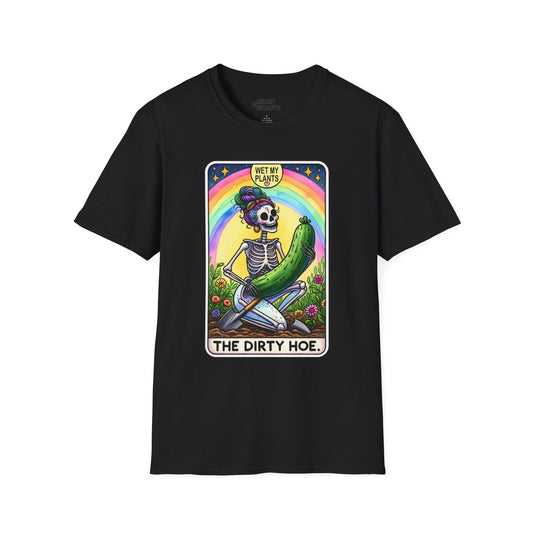 The Dirty Hoe Tarot Gardening T-Shirt Black / S gift_idea unique_gift personalised_gift