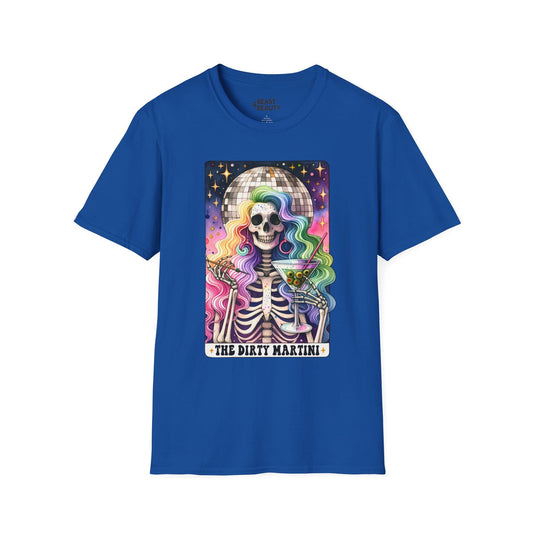 The Dirty Martini Tarot Graphic T-Shirt Royal / S gift_idea unique_gift personalised_gift