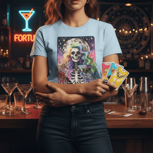 The Dirty Martini Tarot Graphic T-Shirt gift_idea unique_gift personalised_gift