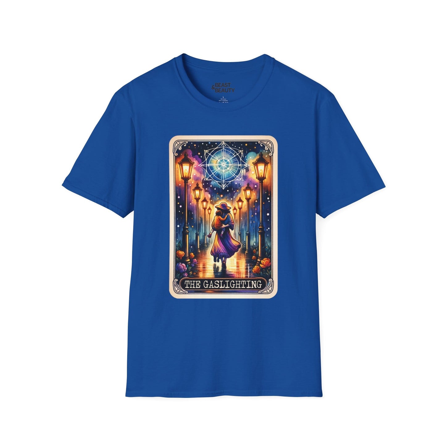 The Gaslighting Tarot Graphic T-Shirt Royal / S gift_idea unique_gift personalised_gift