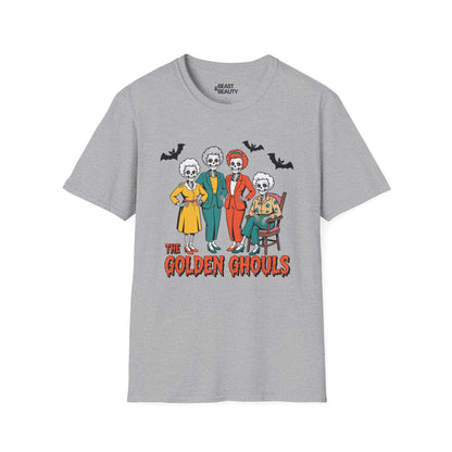 The Golden Ghouls Funny Halloween T-Shirt Sport Grey / S gift_idea unique_gift personalised_gift
