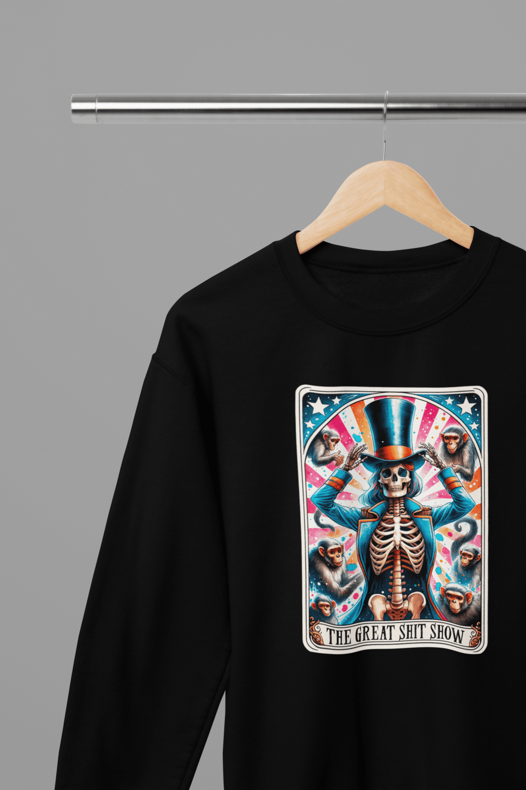 The Great Sh*t Show Shirt | Funny Skeleton Circus Tarot Tee or Sweatshirt gift_idea unique_gift personalised_gift