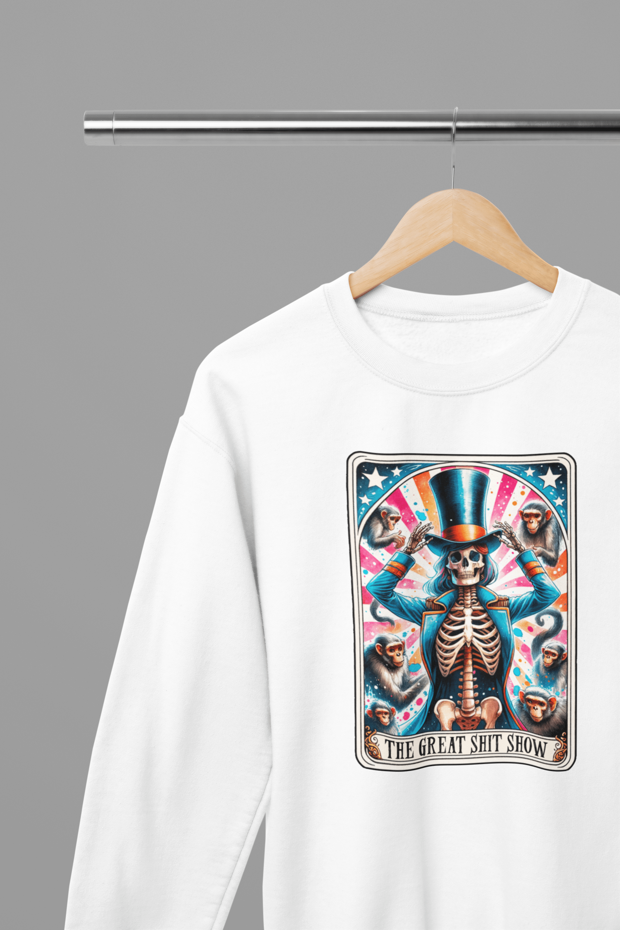 The Great Sh*t Show Shirt | Funny Skeleton Circus Tarot Tee or Sweatshirt gift_idea unique_gift personalised_gift
