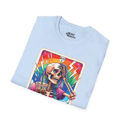 The Last Nerve Skeleton Tarot T-Shirt gift_idea unique_gift personalised_gift