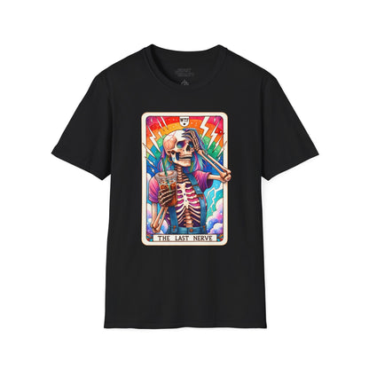 The Last Nerve Skeleton Tarot T-Shirt Black / S gift_idea unique_gift personalised_gift
