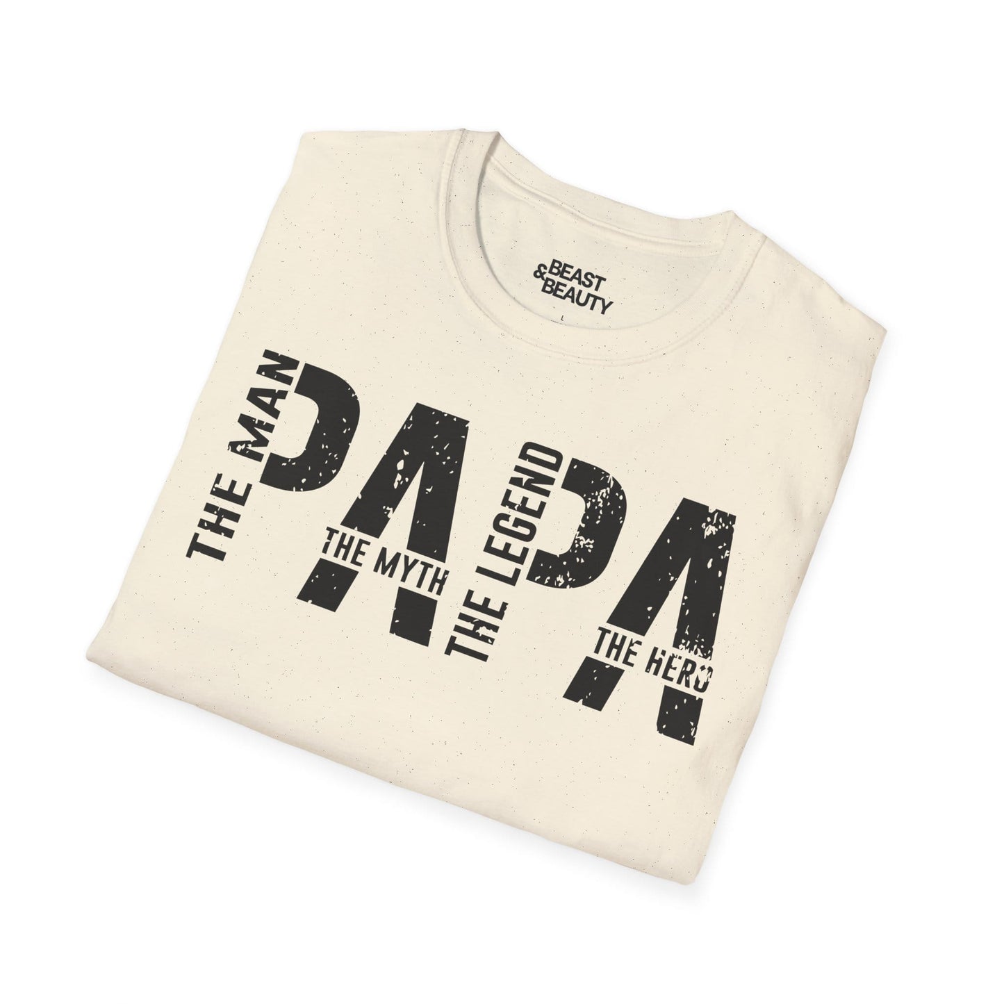 the man the myth the legend dad the hero t-shirt t-shirt uk Father's Day gift idea image 6