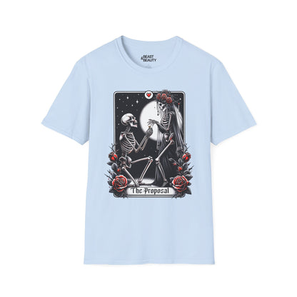 The Proposal Gothic Tarot T-Shirt Light Blue / S gift_idea unique_gift personalised_gift