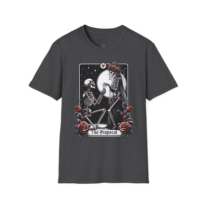 The Proposal Gothic Tarot T-Shirt Dark Heather / S gift_idea unique_gift personalised_gift