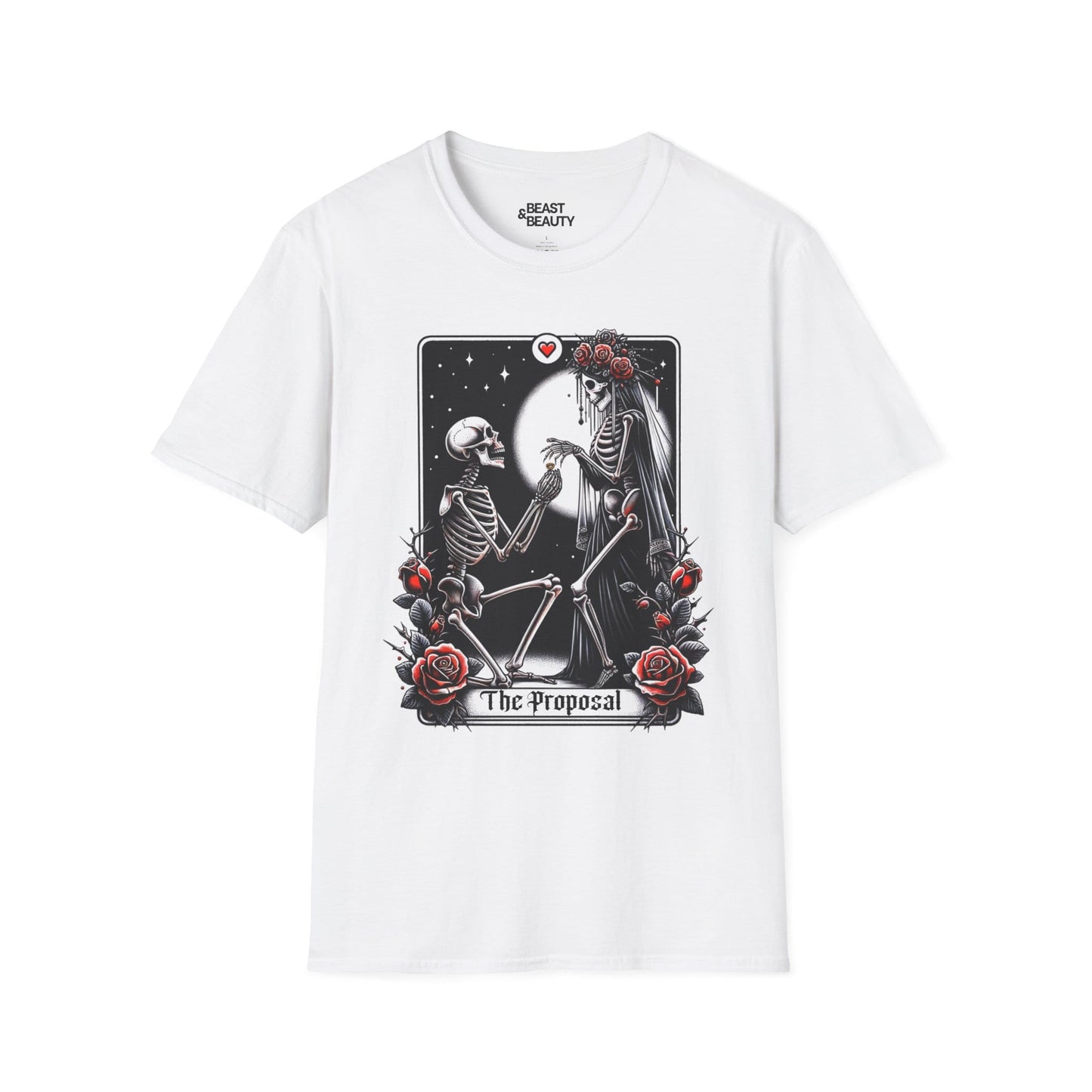 The Proposal Gothic Tarot T-Shirt White / S gift_idea unique_gift personalised_gift