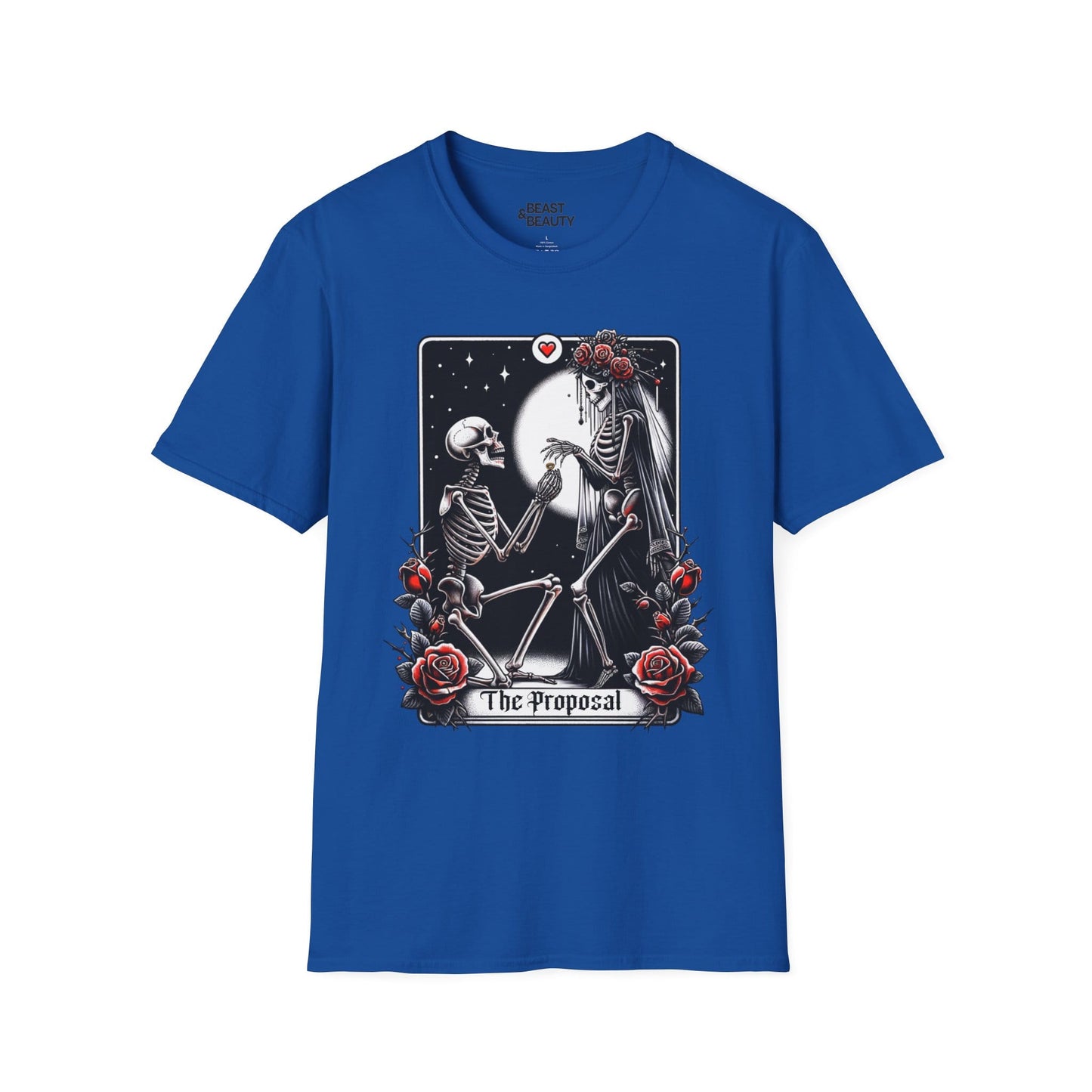 The Proposal Gothic Tarot T-Shirt Royal / S gift_idea unique_gift personalised_gift