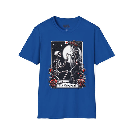 The Proposal Gothic Tarot T-Shirt Royal / S gift_idea unique_gift personalised_gift