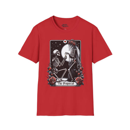 The Proposal Gothic Tarot T-Shirt Red / S gift_idea unique_gift personalised_gift
