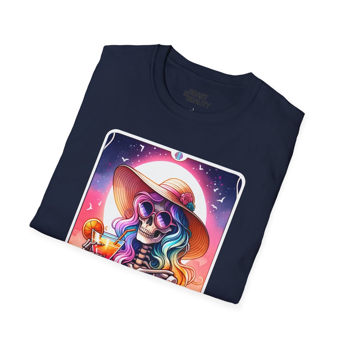 The Salty Beach Tarot Graphic T-Shirt gift_idea unique_gift personalised_gift