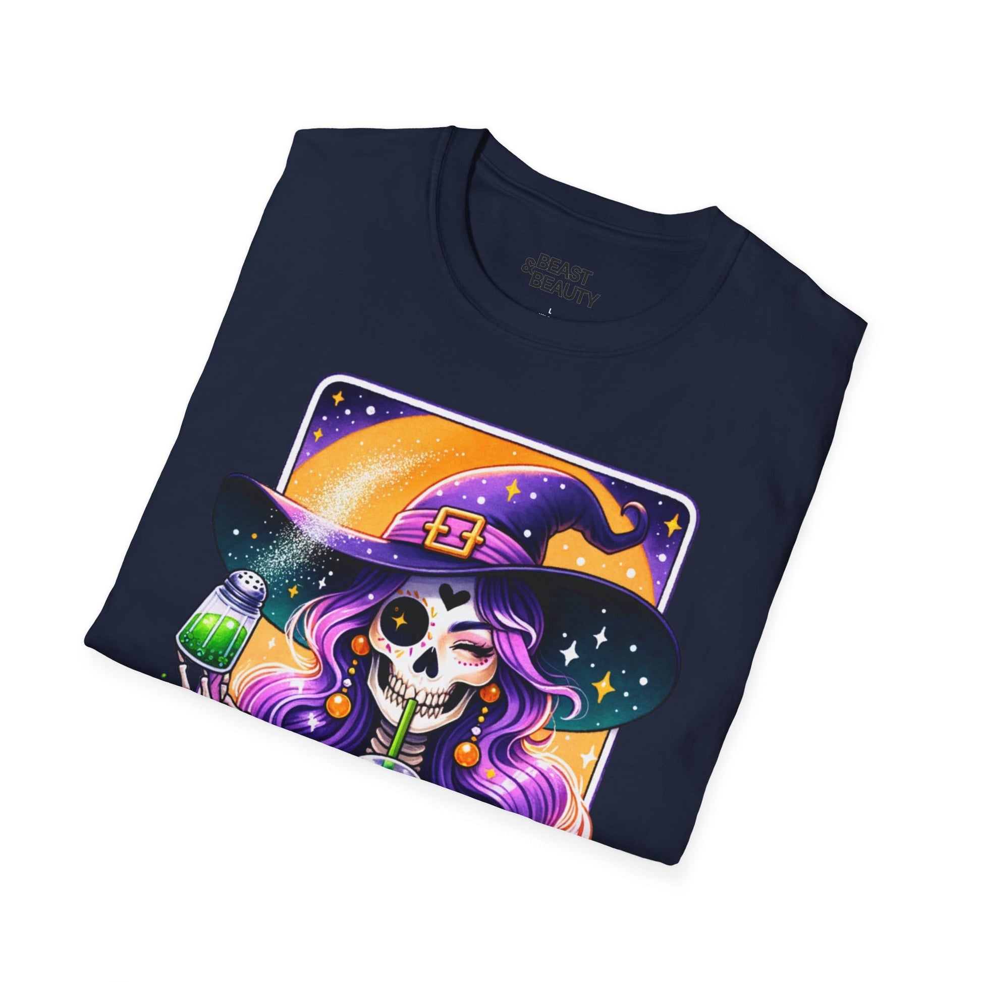 The Salty Witch Tarot Bubble Tea T-Shirt gift_idea unique_gift personalised_gift