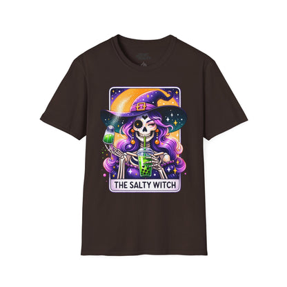 The Salty Witch Tarot Bubble Tea T-Shirt Dark Chocolate / M gift_idea unique_gift personalised_gift