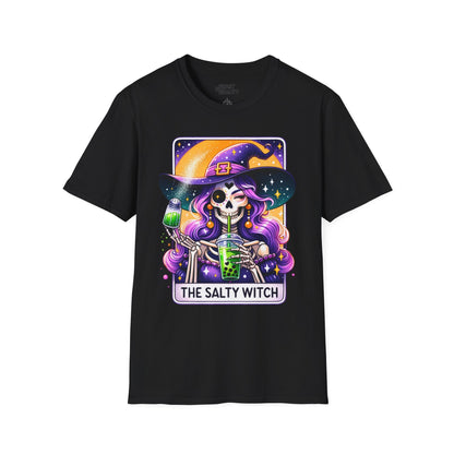 The Salty Witch Tarot Bubble Tea T-Shirt Black / S gift_idea unique_gift personalised_gift