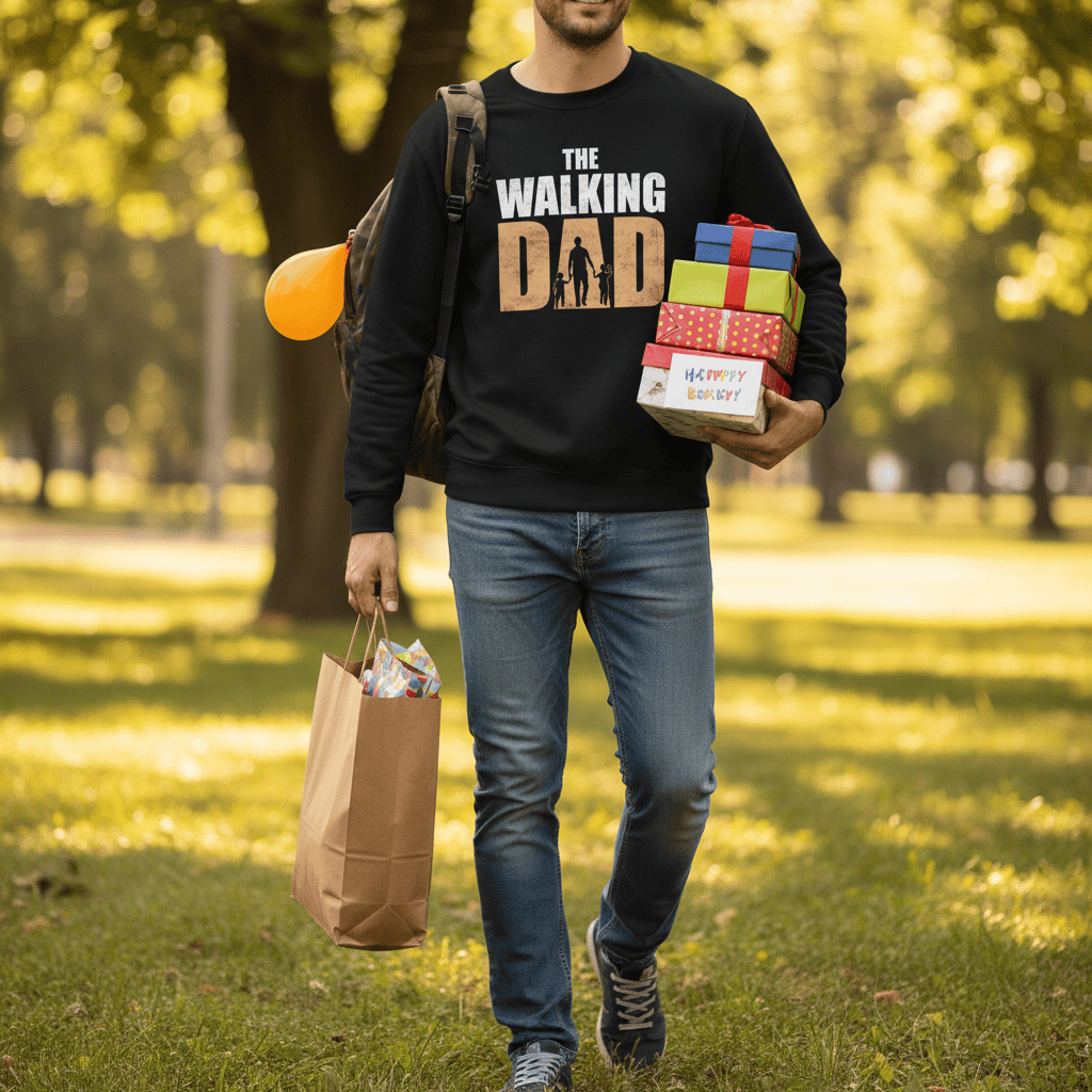 The Walking Dad Sweatshirt gift_idea unique_gift personalised_gift