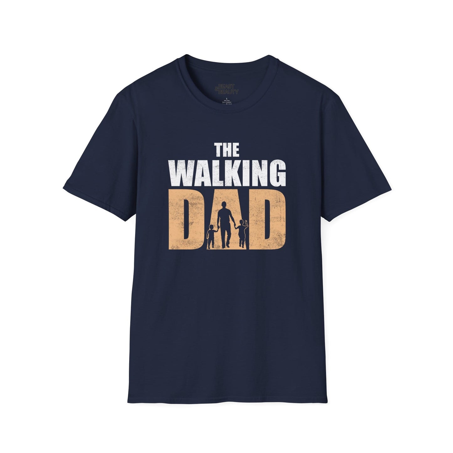 the walking dad t-shirt navy t-shirt uk Father's Day gift idea