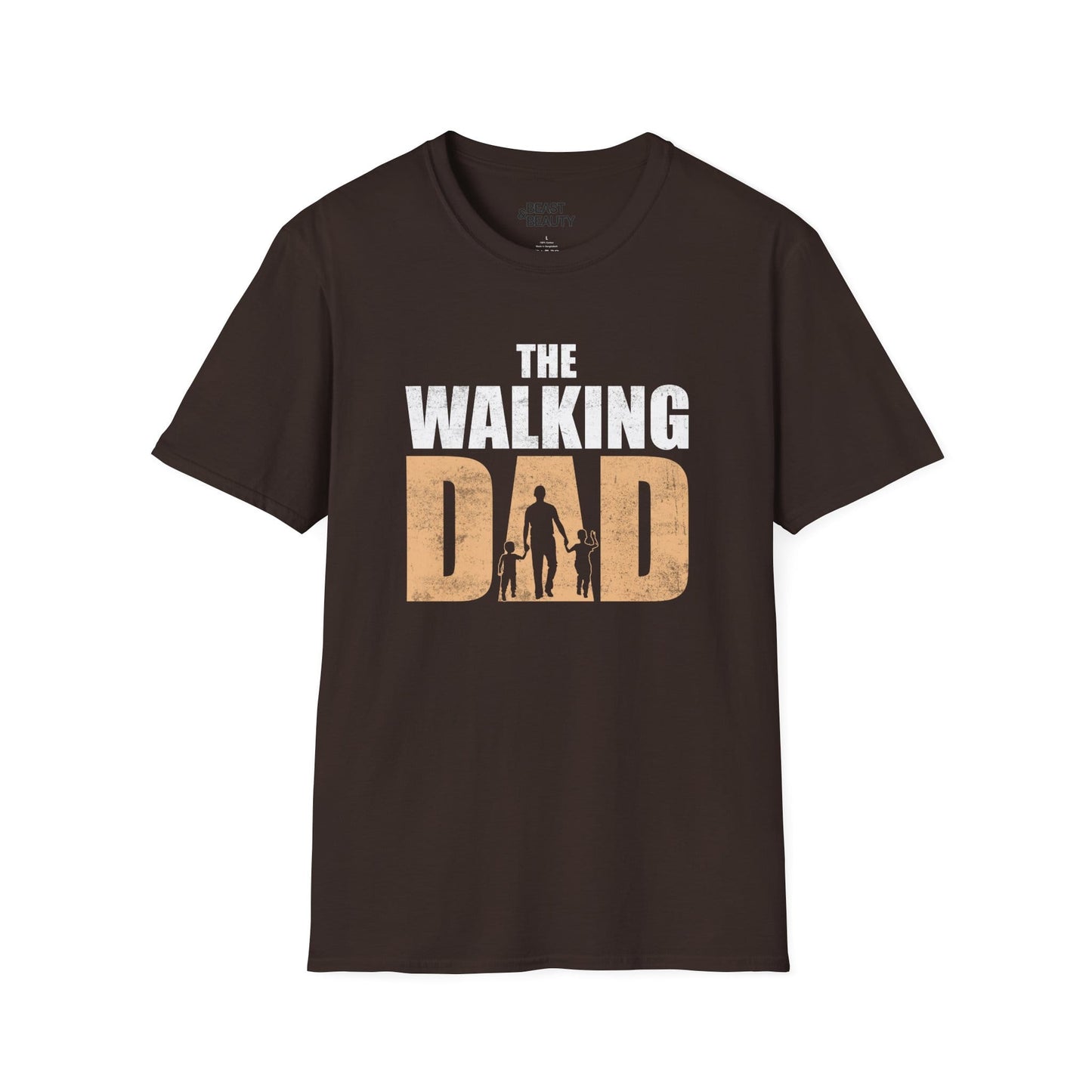 the walking dad t-shirt dark chocolate t-shirt uk Father's Day gift idea