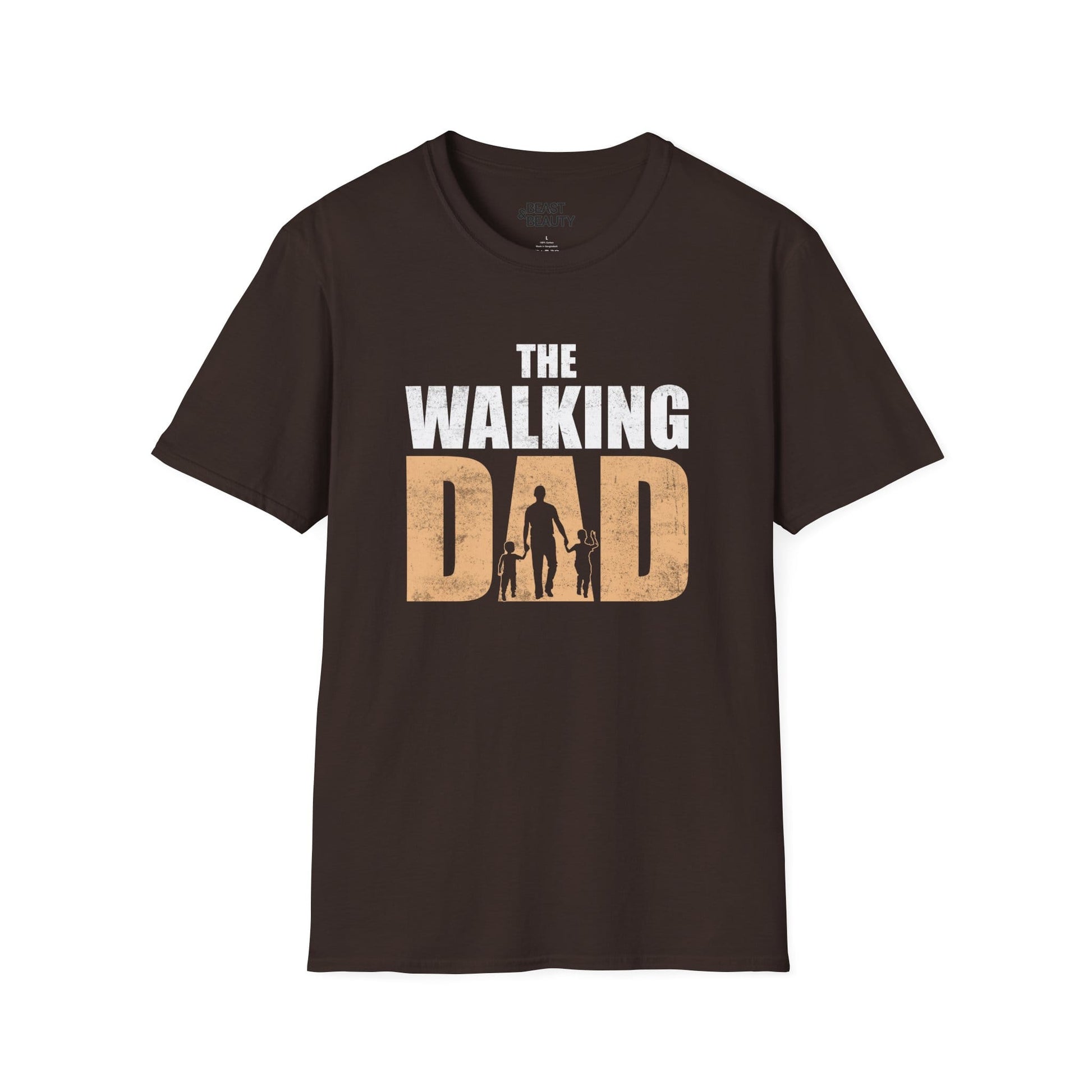 the walking dad t-shirt dark chocolate t-shirt uk Father's Day gift idea