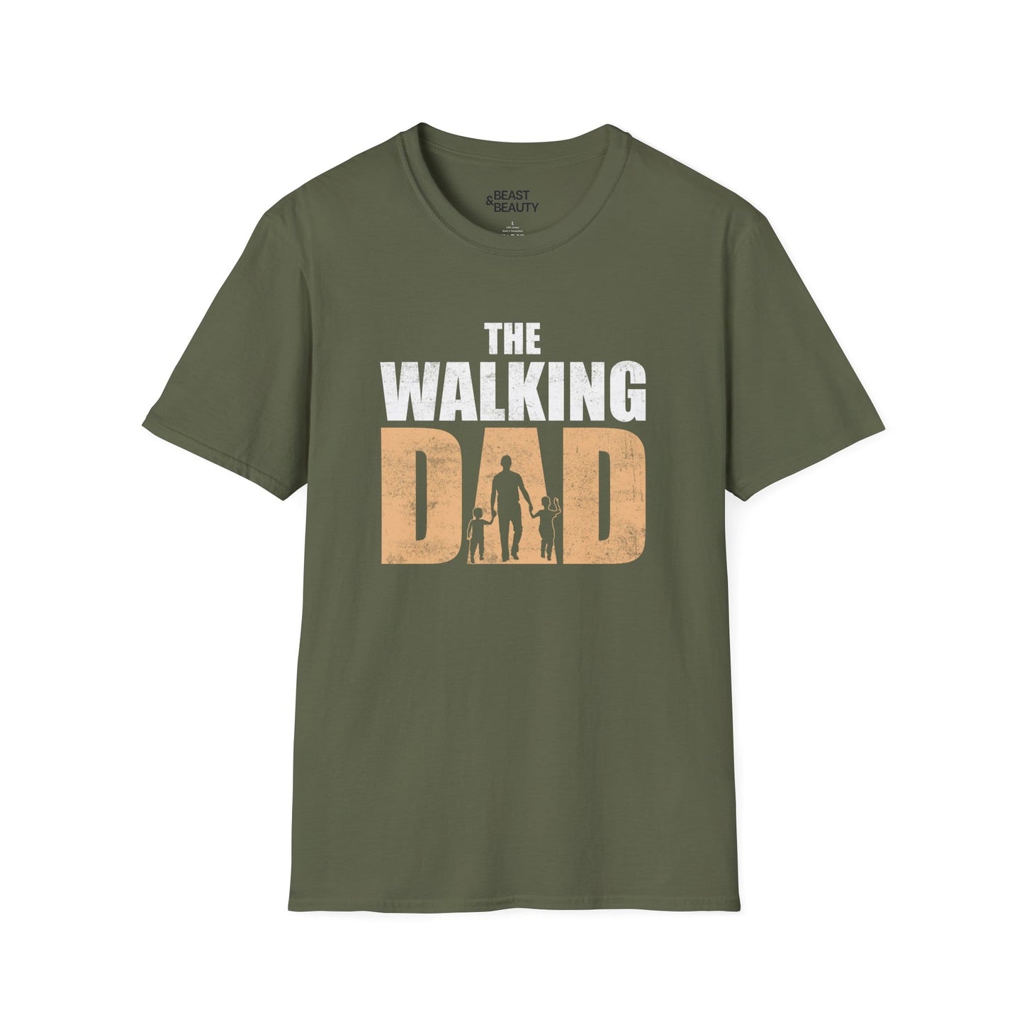 the walking dad t-shirt military green t-shirt uk Father's Day gift idea