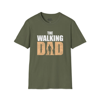 the walking dad t-shirt military green t-shirt uk Father's Day gift idea