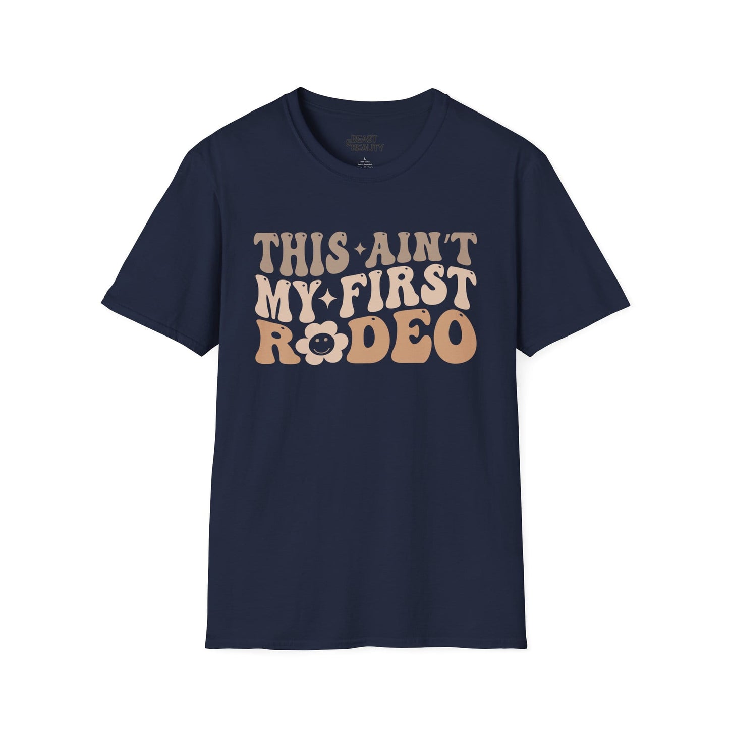 this ain t my first rodeo t-shirt navy t-shirt uk cowgirl gift idea