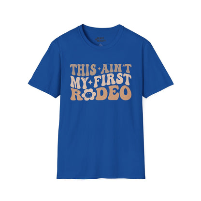 this ain t my first rodeo t-shirt royal t-shirt uk cowgirl gift idea