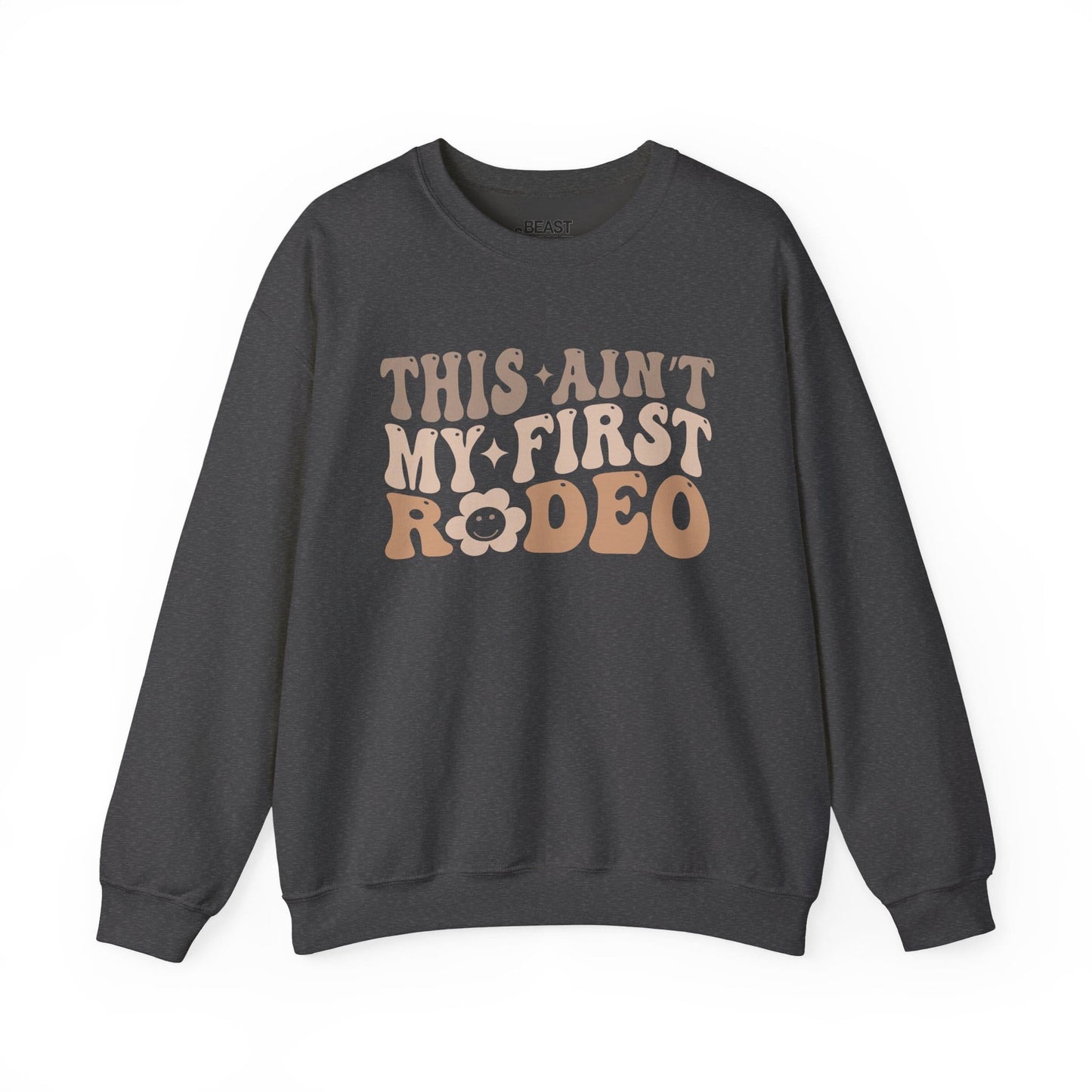 this ain t my first rodeo sweatshirt dark heather sweatshirt uk cowgirl gift idea