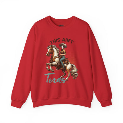 this ain t texas cowgirl sweatshirt red sweatshirt uk cowgirl gift idea
