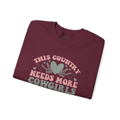 this country needs more cowgirls sweatshirt sweatshirt uk cowgirl gift idea image 6