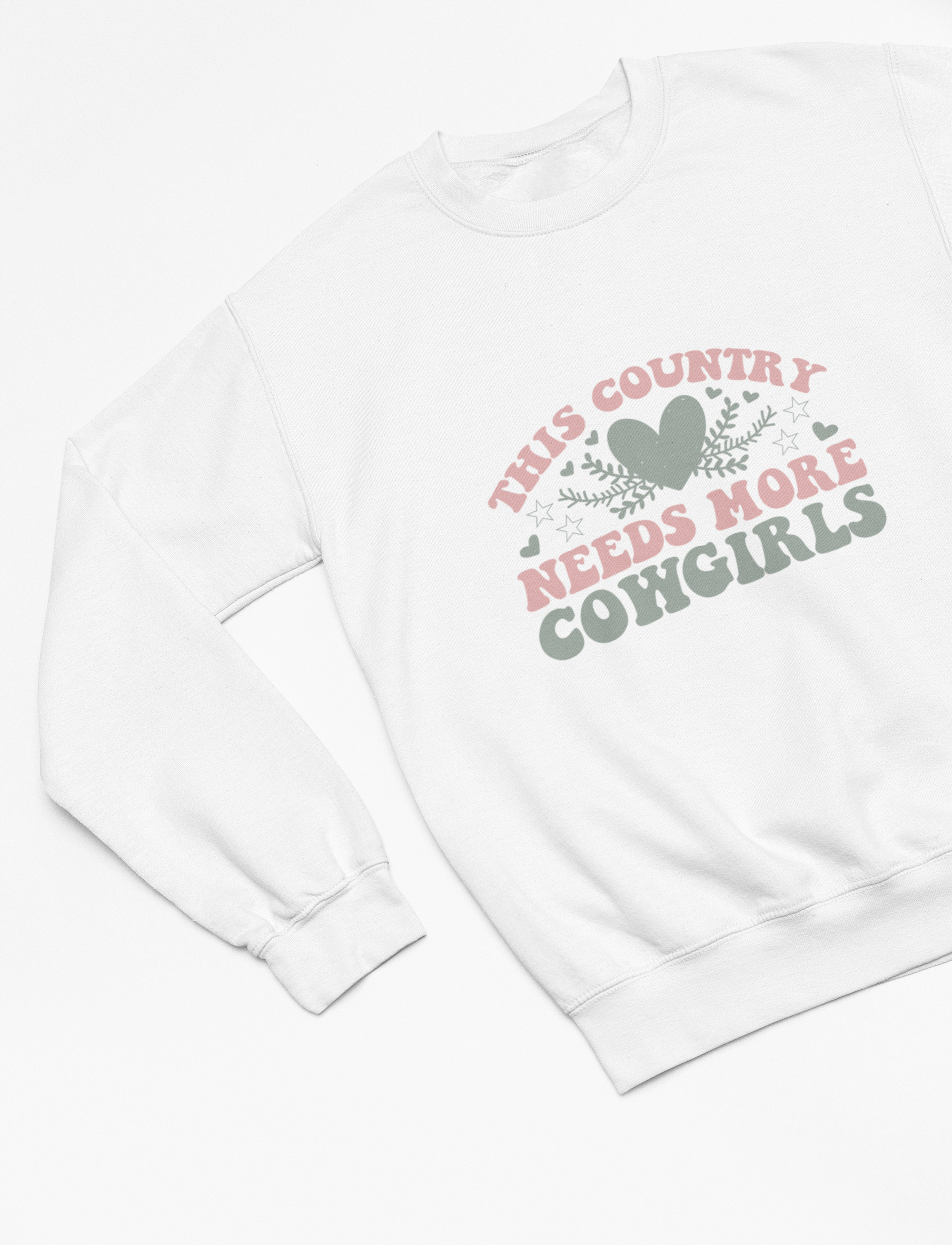 This Country Needs More Cowgirls T-Shirt/Sweatshirt Sweatshirt / Small gift_idea unique_gift personalised_gift
