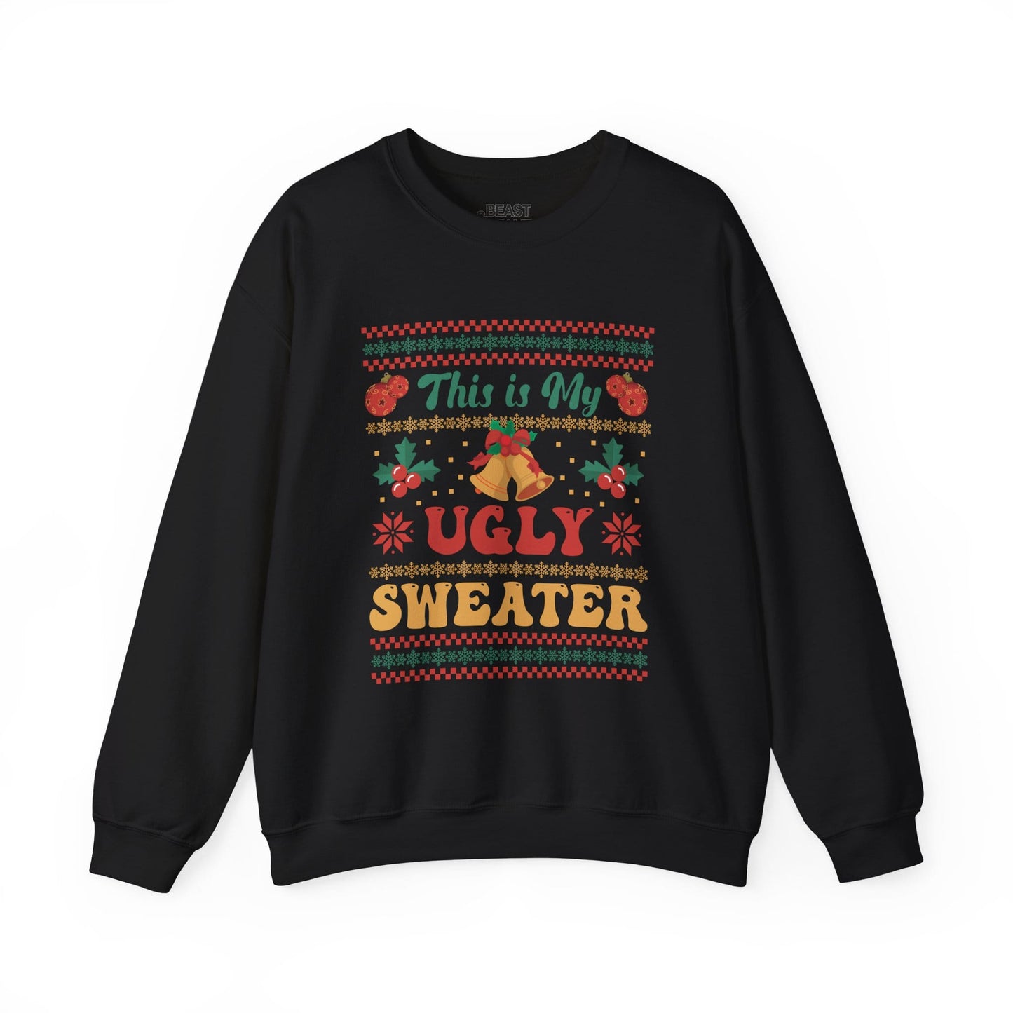 this is my ugly sweater christmas sweatshirt black sweatshirt uk Christmas gift idea