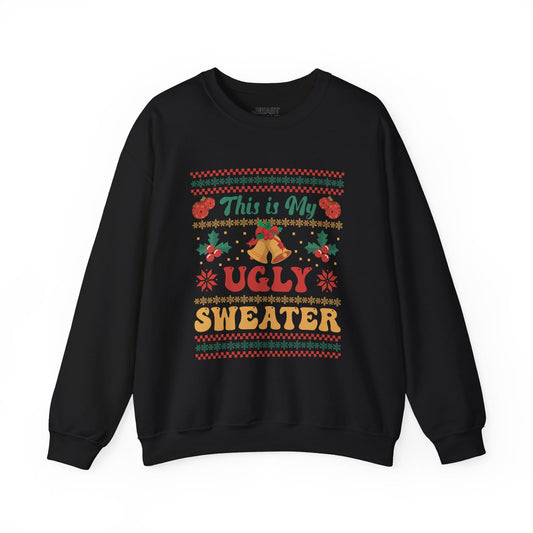this is my ugly sweater christmas sweatshirt black sweatshirt uk Christmas gift idea