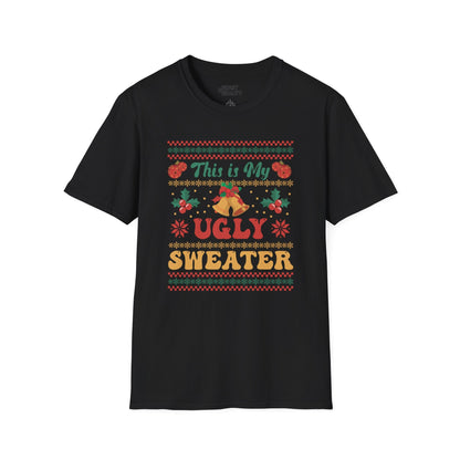 this is my ugly sweater christmas t-shirt black t-shirt uk Christmas gift idea
